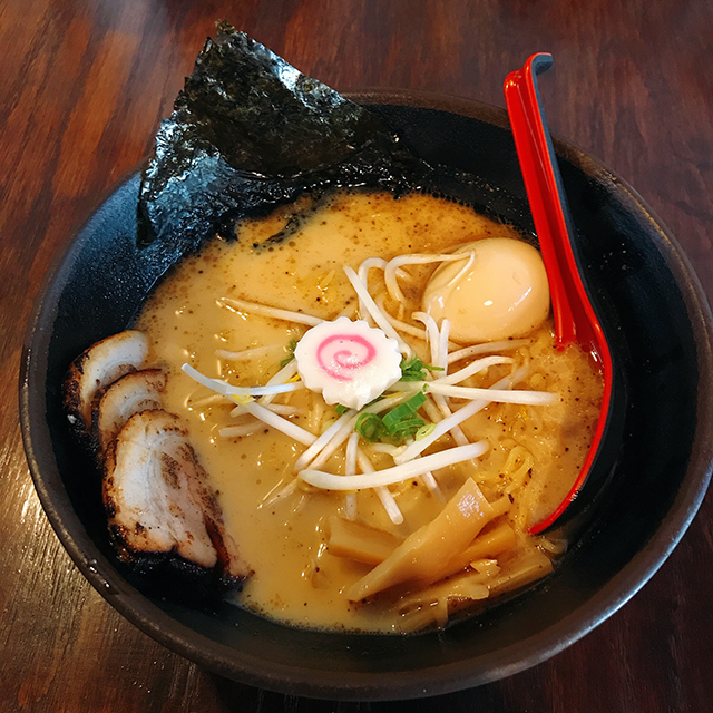 a bowl of ramen