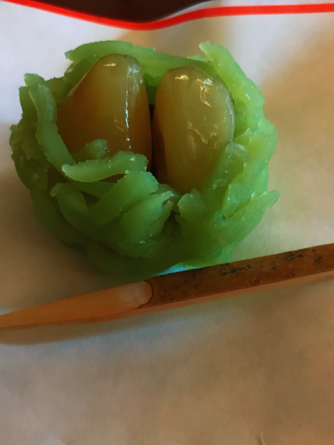 chestnut nest wagashi